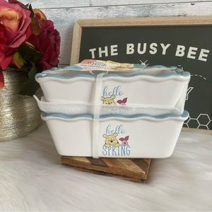 Disney Winnie The Pooh HELLO SPRING Mini Loaf Pans Set Of 2
